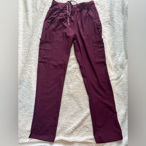 Medcouture burgundy scrub set! Medium Tall pants, small top.